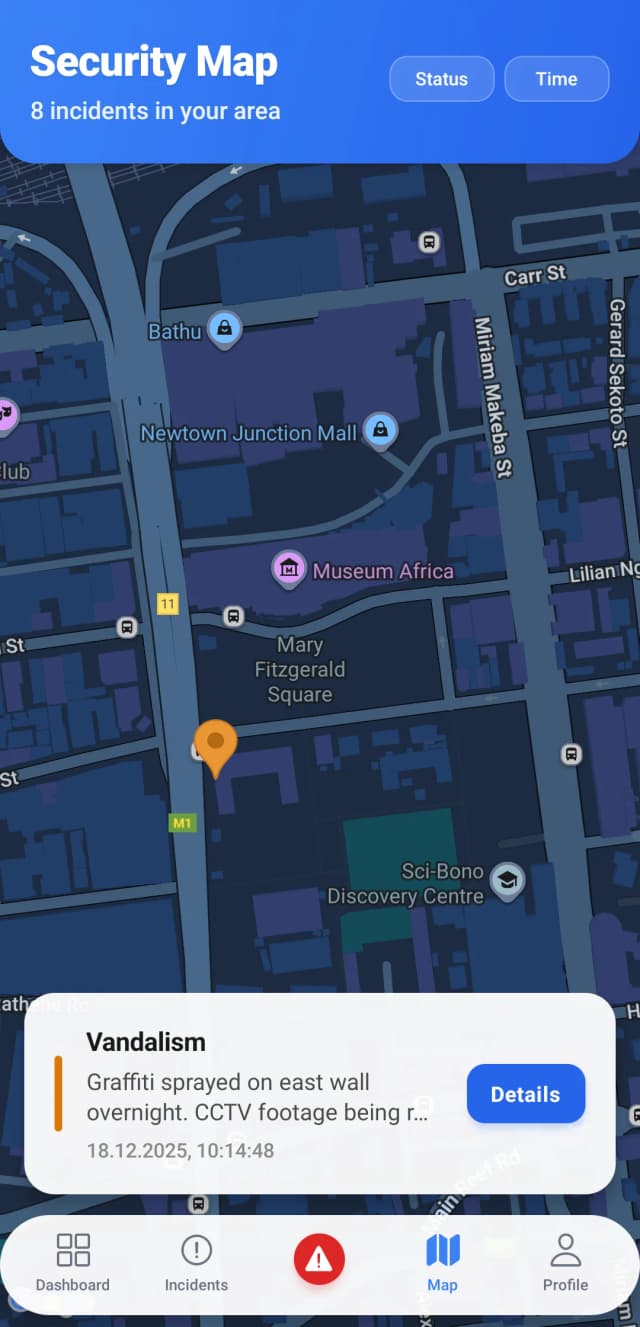 MyProtektor Live Map